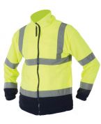 Mikina fleecov hi-viz lut F301 