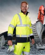 Mikina fleecov hi-viz lut REF401